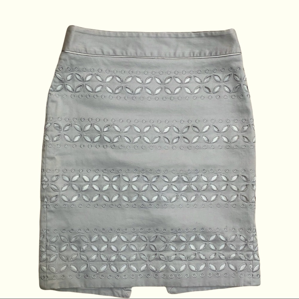 WHBM Classic Laser-Cut Pencil Skirt Size 2